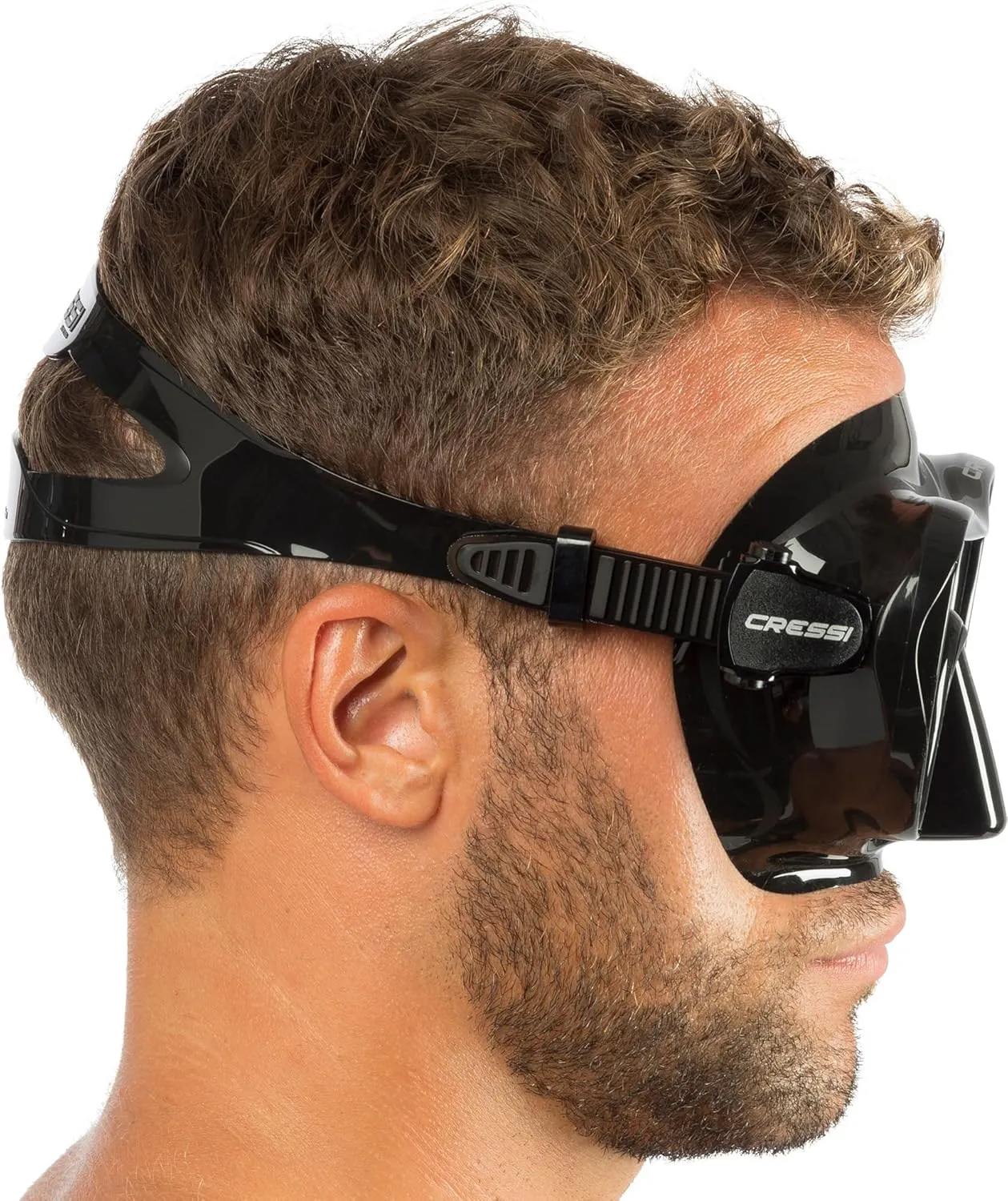 Cressi F1, Scuba Diving Snorkeling Frameless Mask - Perfect Seal Silicone Skirt - Designed in Italy by Cressi