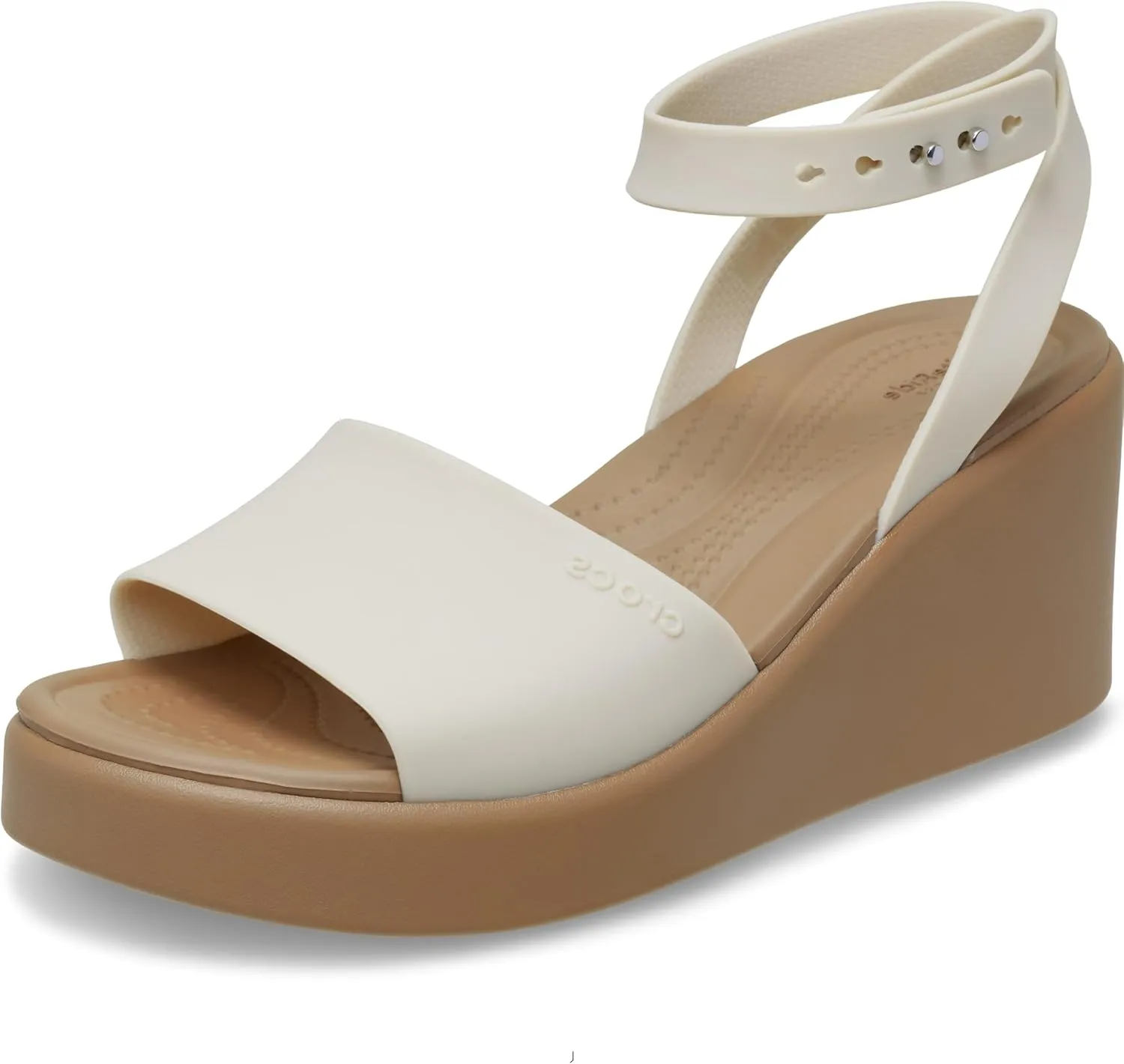 Crocs Women's Brooklyn Ankle Strap Wedges Sandal