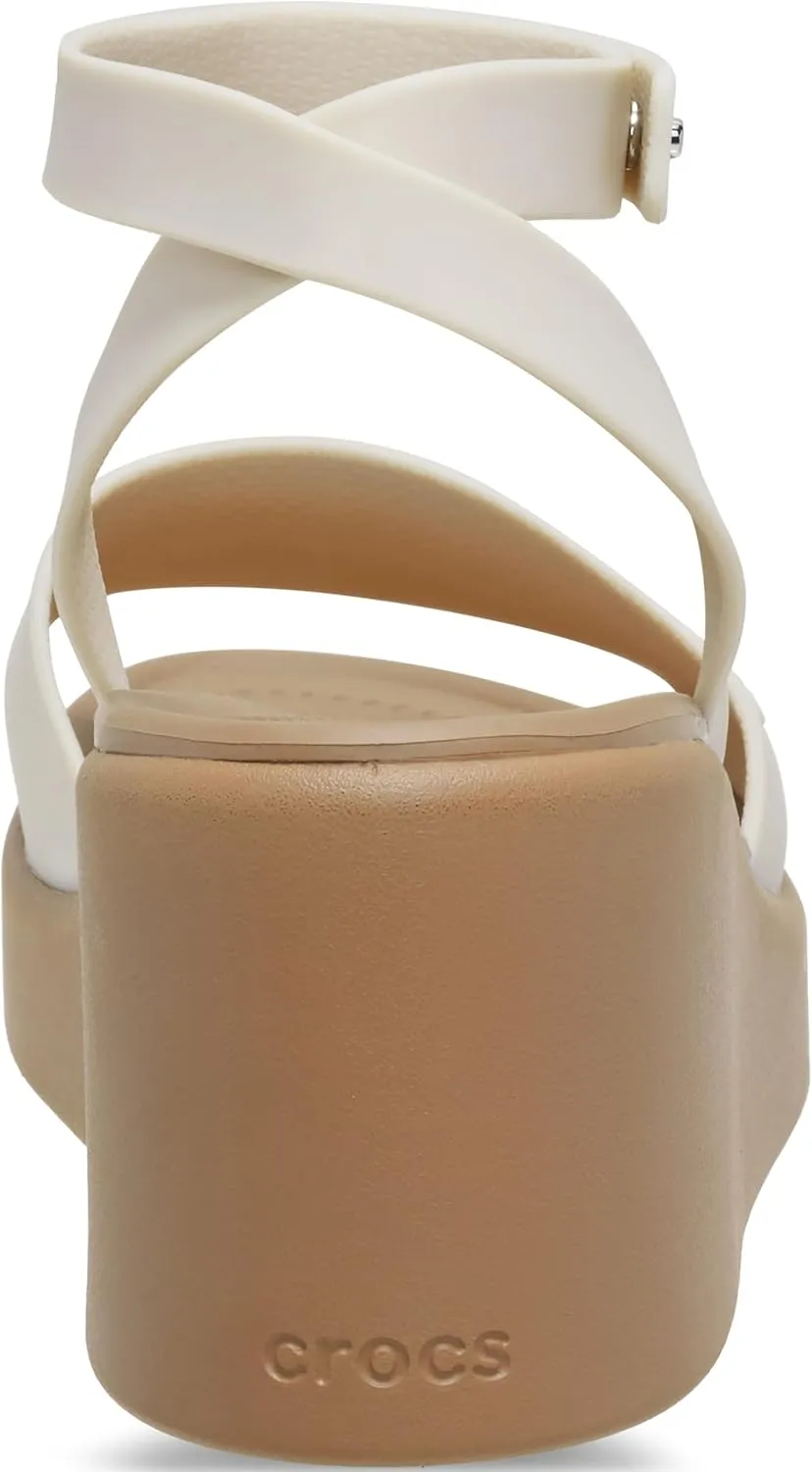 Crocs Women's Brooklyn Ankle Strap Wedges Sandal