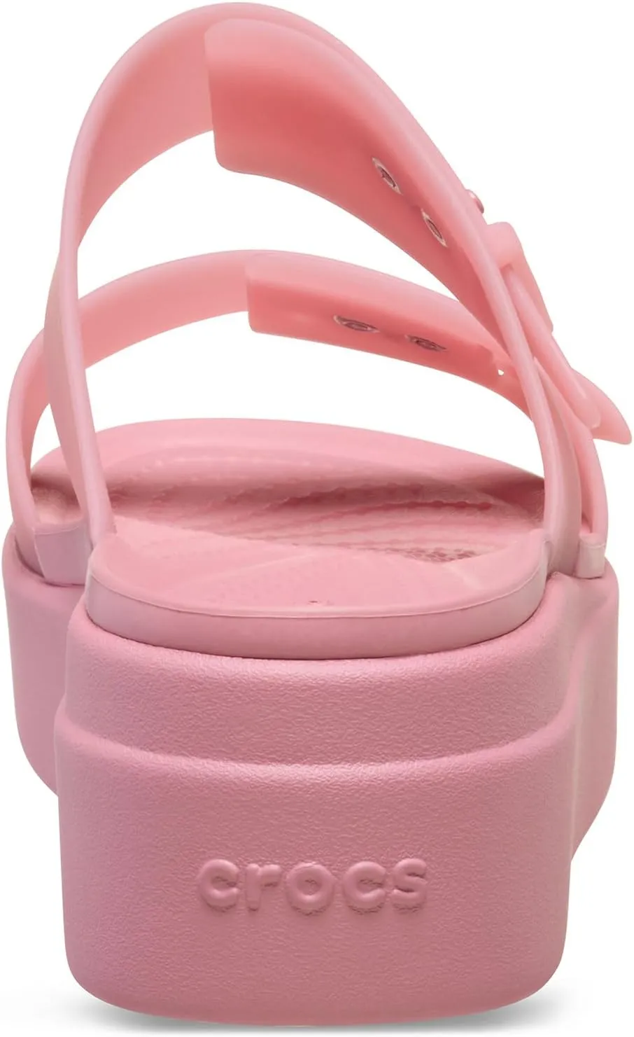 Crocs Women's Brooklyn Buckle Low Wedge, Platform Sandals