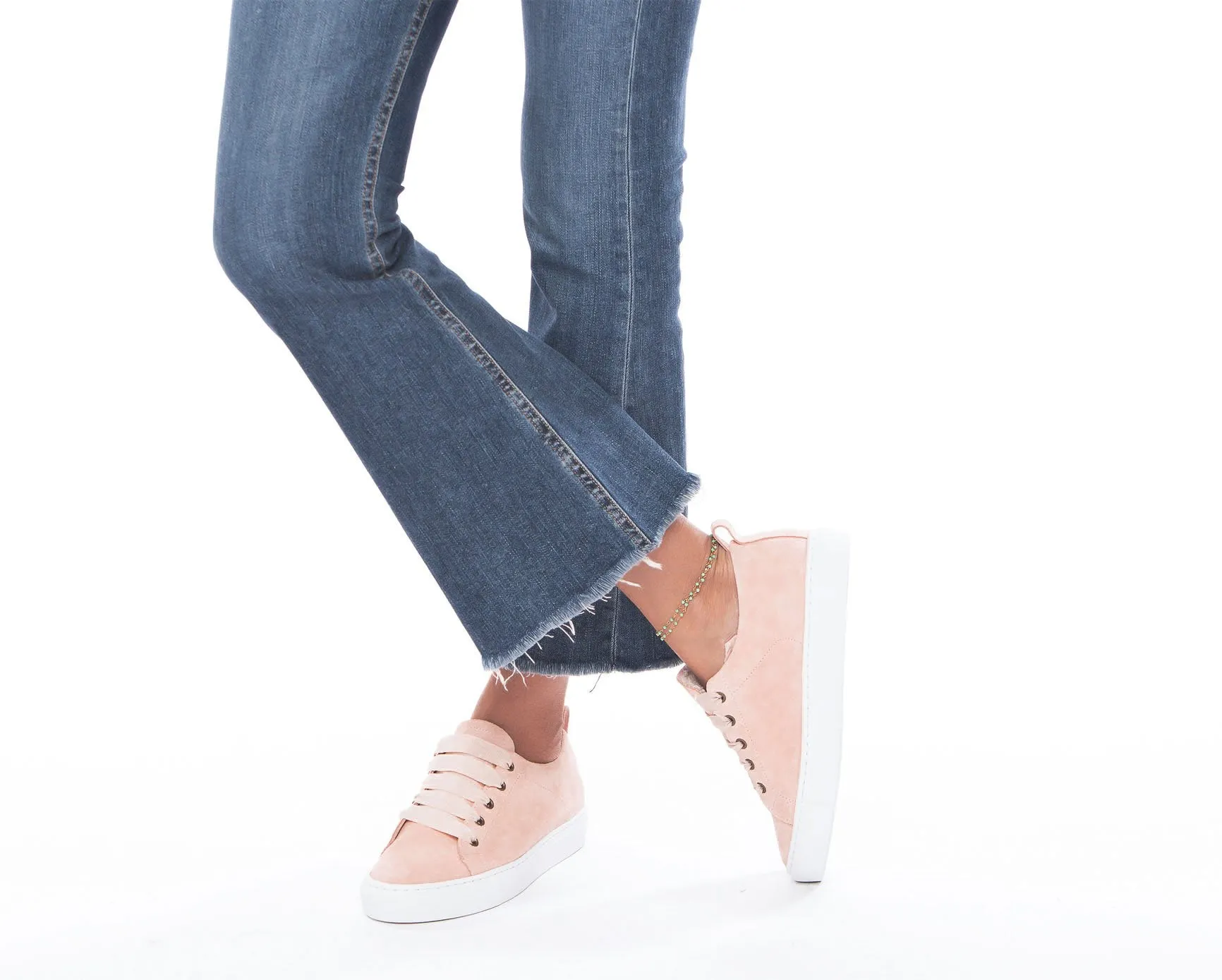 Crowd-pleaser Rose Flat Pastel - Virtual reality - Hamptons Sneakers