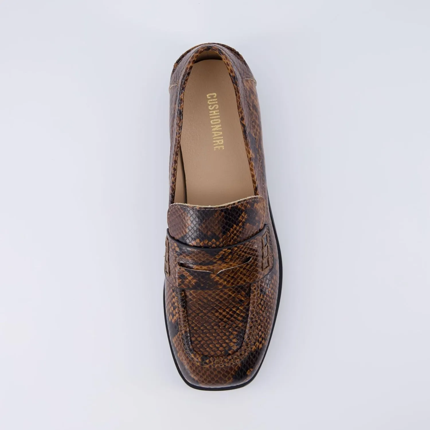 CUSHIONAIRE Women's Charade Penny Loafer  Memory Foam, Wide Widths Available