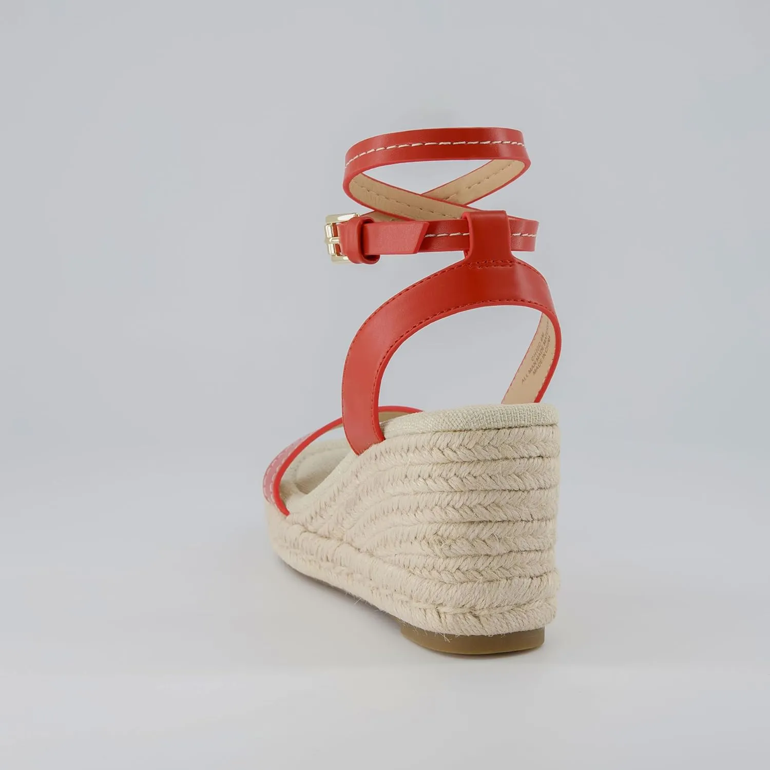 CUSHIONAIRE Women's Chico One Band Espadrille Wedge Sandal  Memory Foam