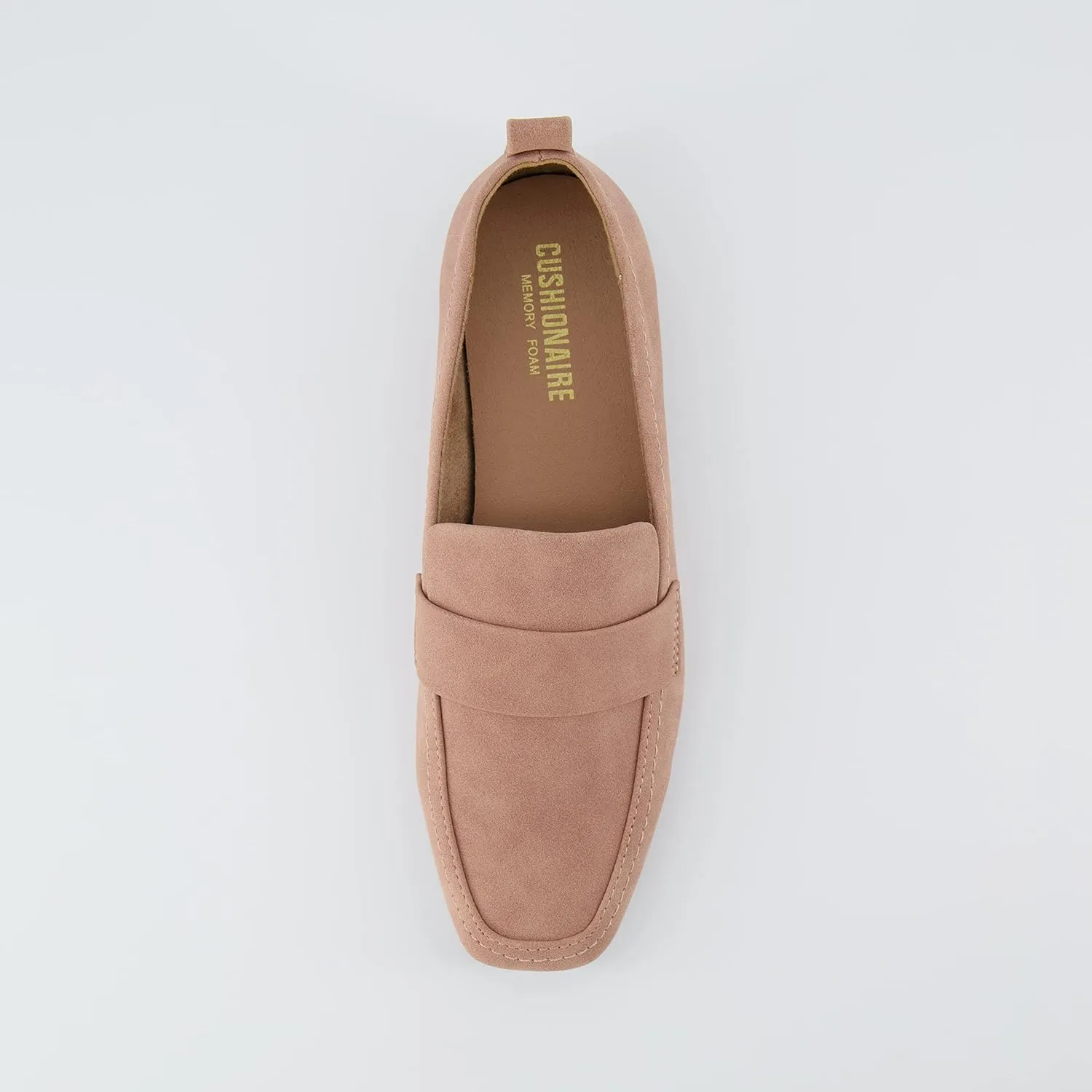 CUSHIONAIRE Women's Gramercy Slip on Loafer  Memory Foam, Wide Widths Available