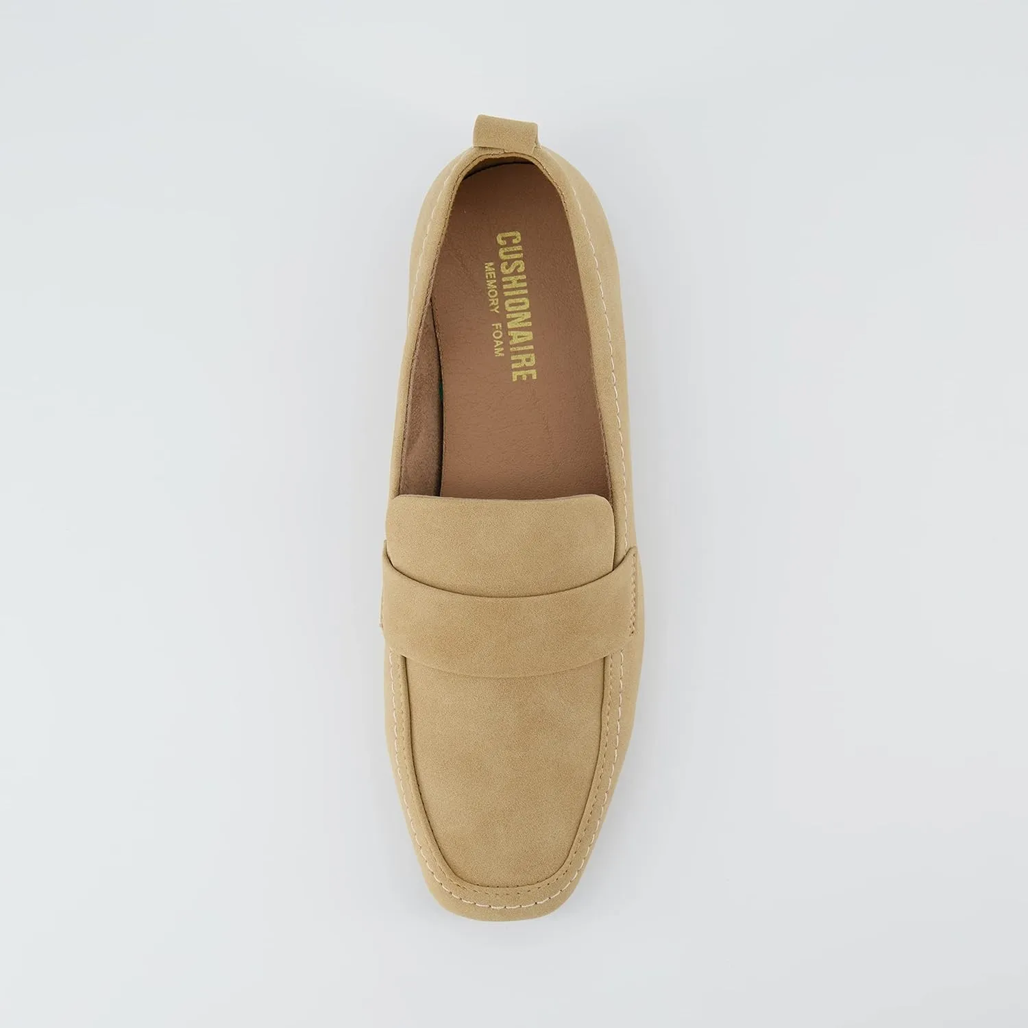 CUSHIONAIRE Women's Gramercy Slip on Loafer  Memory Foam, Wide Widths Available