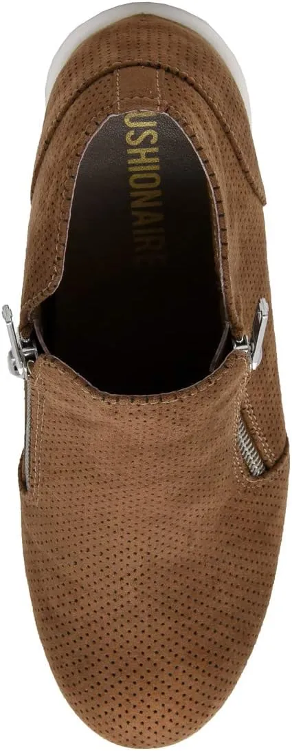 CUSHIONAIRE Women's Hart Hidden Wedge Sneaker  Wide Width Available