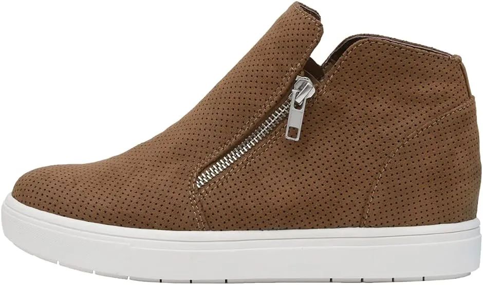 CUSHIONAIRE Women's Hart Hidden Wedge Sneaker  Wide Width Available