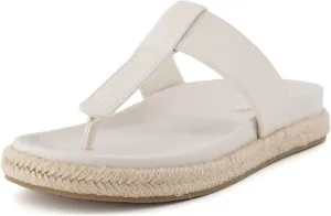 CUSHIONAIRE Women's Nacho Espadrille footbed sandal with  Comfort, Wide Widths Available
