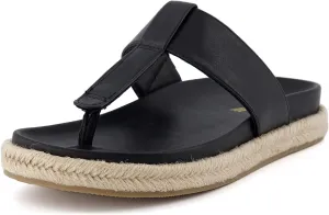 CUSHIONAIRE Women's Nacho Espadrille footbed sandal with  Comfort, Wide Widths Available