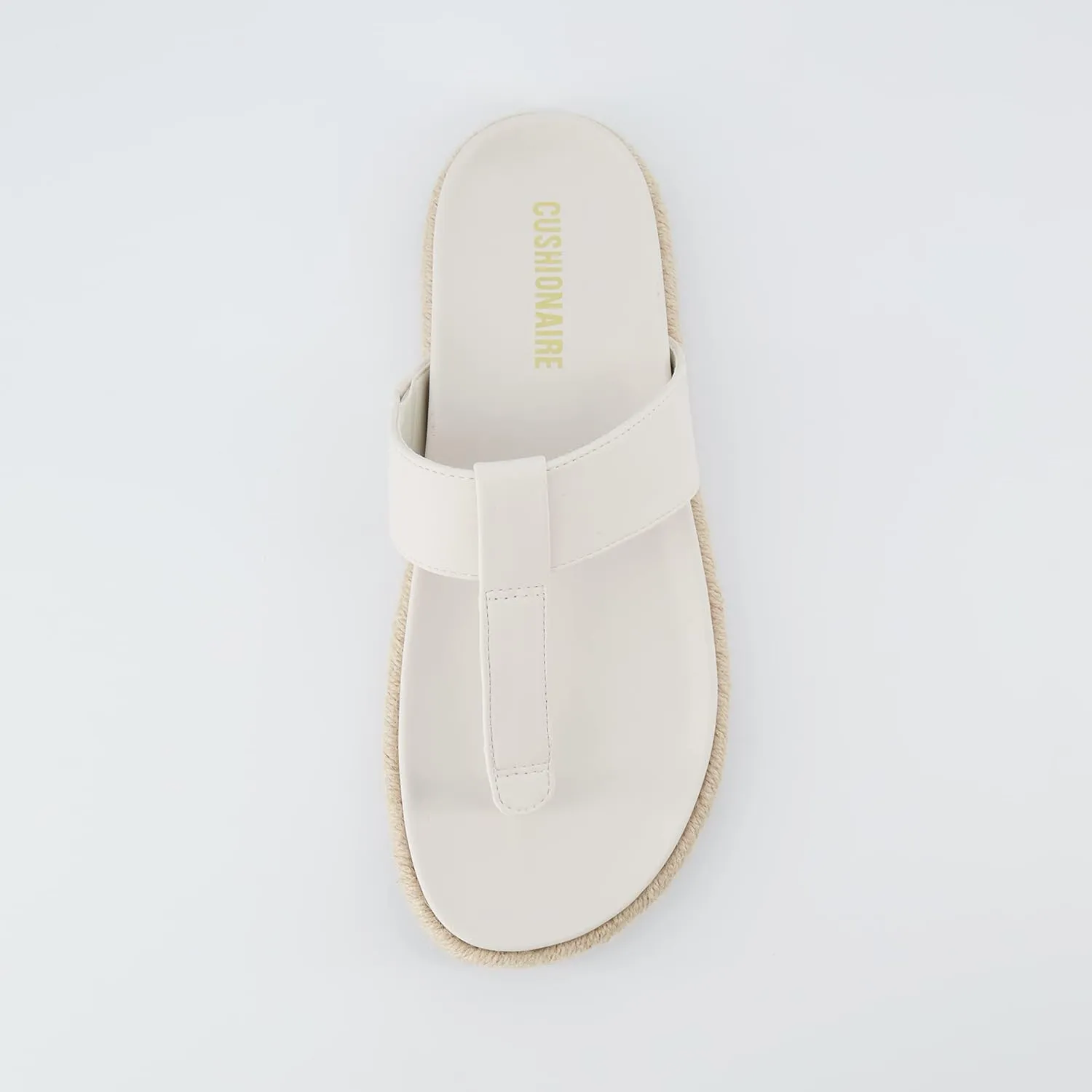 CUSHIONAIRE Women's Nacho Espadrille footbed sandal with  Comfort, Wide Widths Available