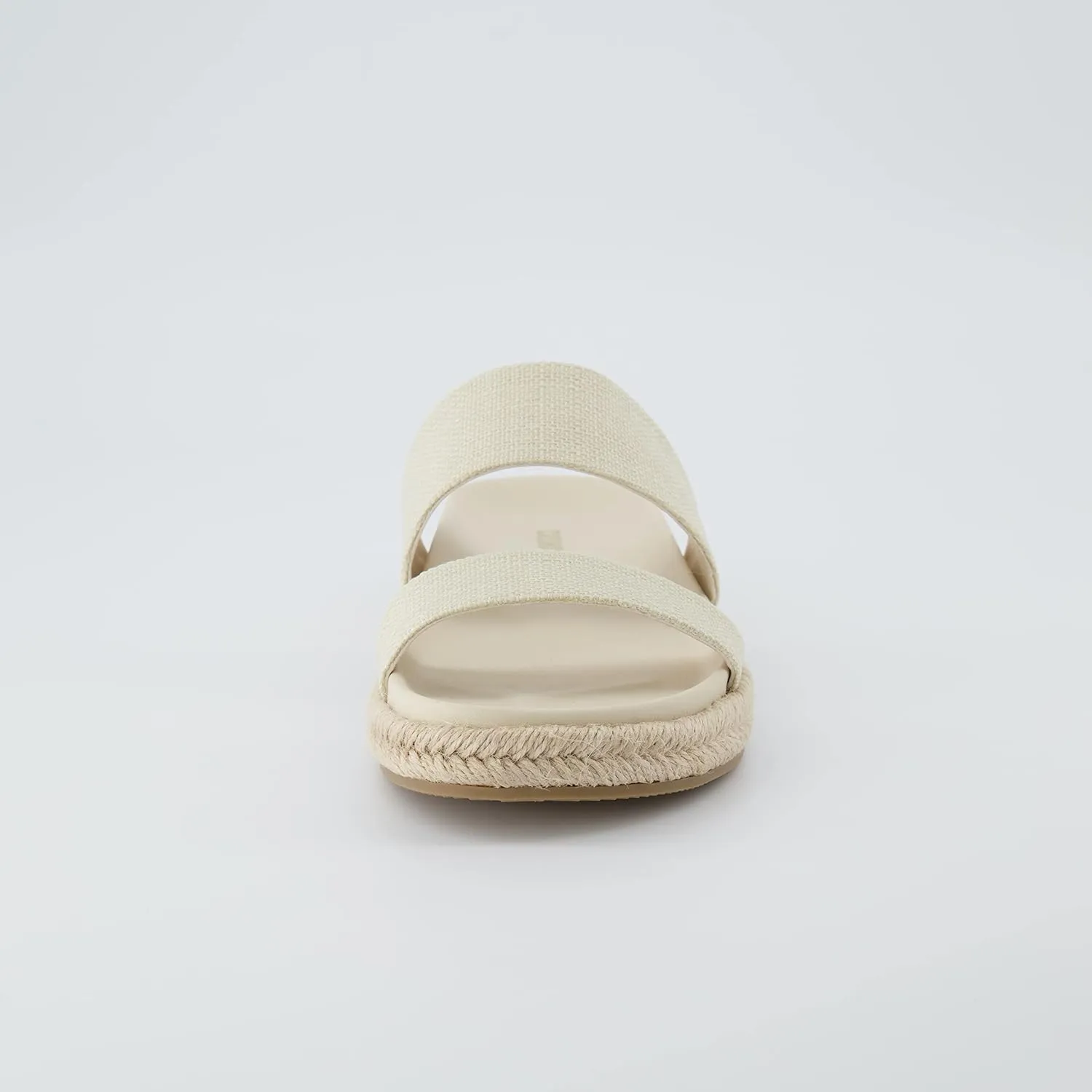 CUSHIONAIRE Women's Niles Espadrille footbed sandal with  Comfort, Wide Widths Available