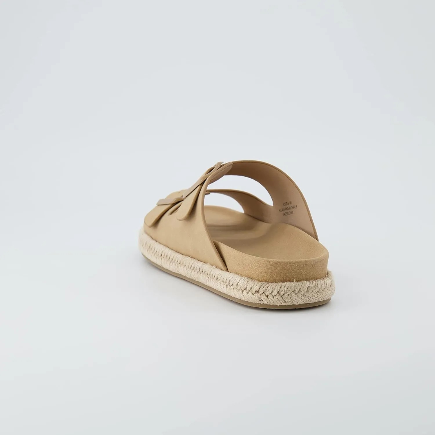 CUSHIONAIRE Women's Noodle Espadrille footbed sandal with  Comfort, Wide Widths Available
