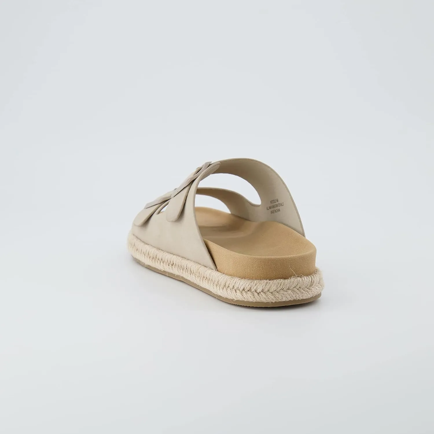 CUSHIONAIRE Women's Noodle Espadrille footbed sandal with  Comfort, Wide Widths Available