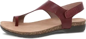 Dansko Reece Sandal for Women - Memory Foam and Cork Footbed for Comfort and Arch Support - Lightweight Rubber Outsole for Long-Lasting Wear- Versatile Casual to Dressy with Hook & Loop Strap