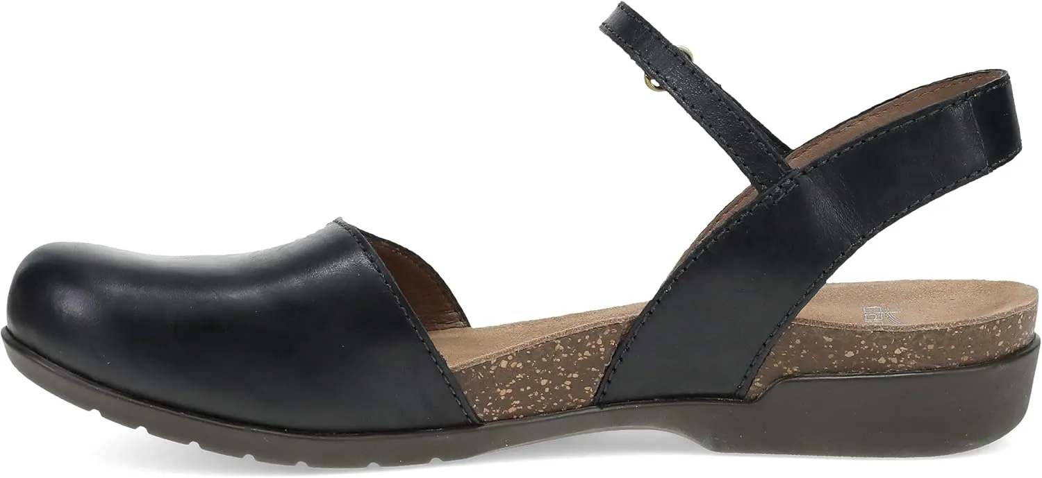 Dansko Rowan Sandal for Women – Memory Foam and Cork Footbed for Comfort and Arch Support – Lightweight Rubber Outsole for Long-Lasting Wear