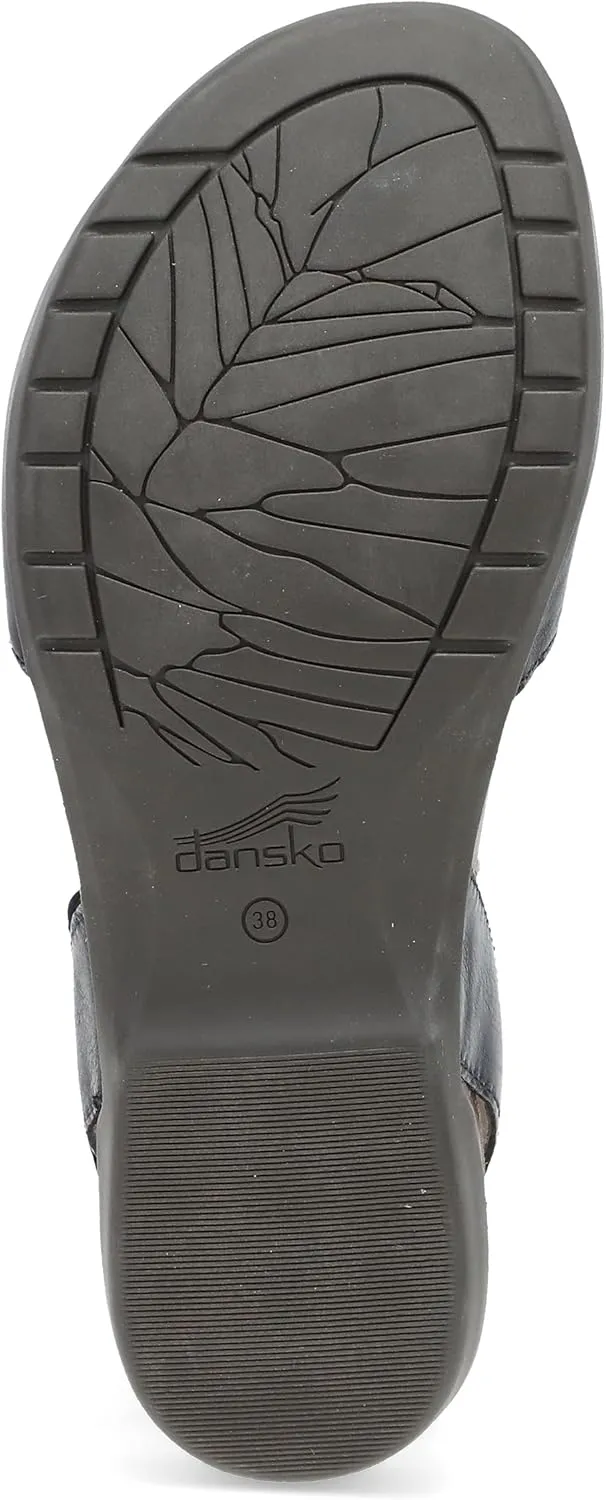 Dansko Rowan Sandal for Women – Memory Foam and Cork Footbed for Comfort and Arch Support – Lightweight Rubber Outsole for Long-Lasting Wear