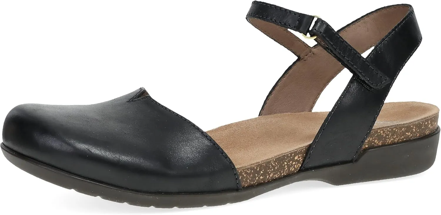 Dansko Rowan Sandal for Women – Memory Foam and Cork Footbed for Comfort and Arch Support – Lightweight Rubber Outsole for Long-Lasting Wear