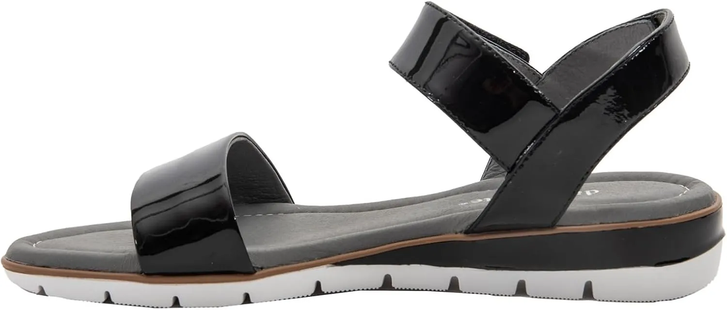 David Tate Womens Scala Adjustable Leather Slingback Sandals
