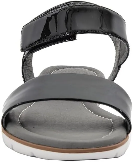 David Tate Womens Scala Adjustable Leather Slingback Sandals