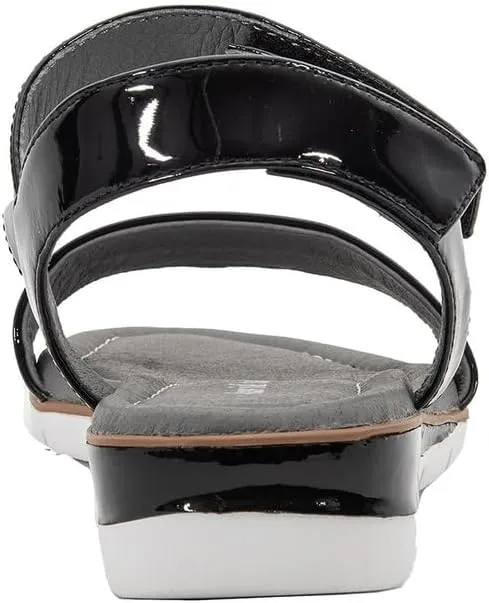 David Tate Womens Scala Adjustable Leather Slingback Sandals