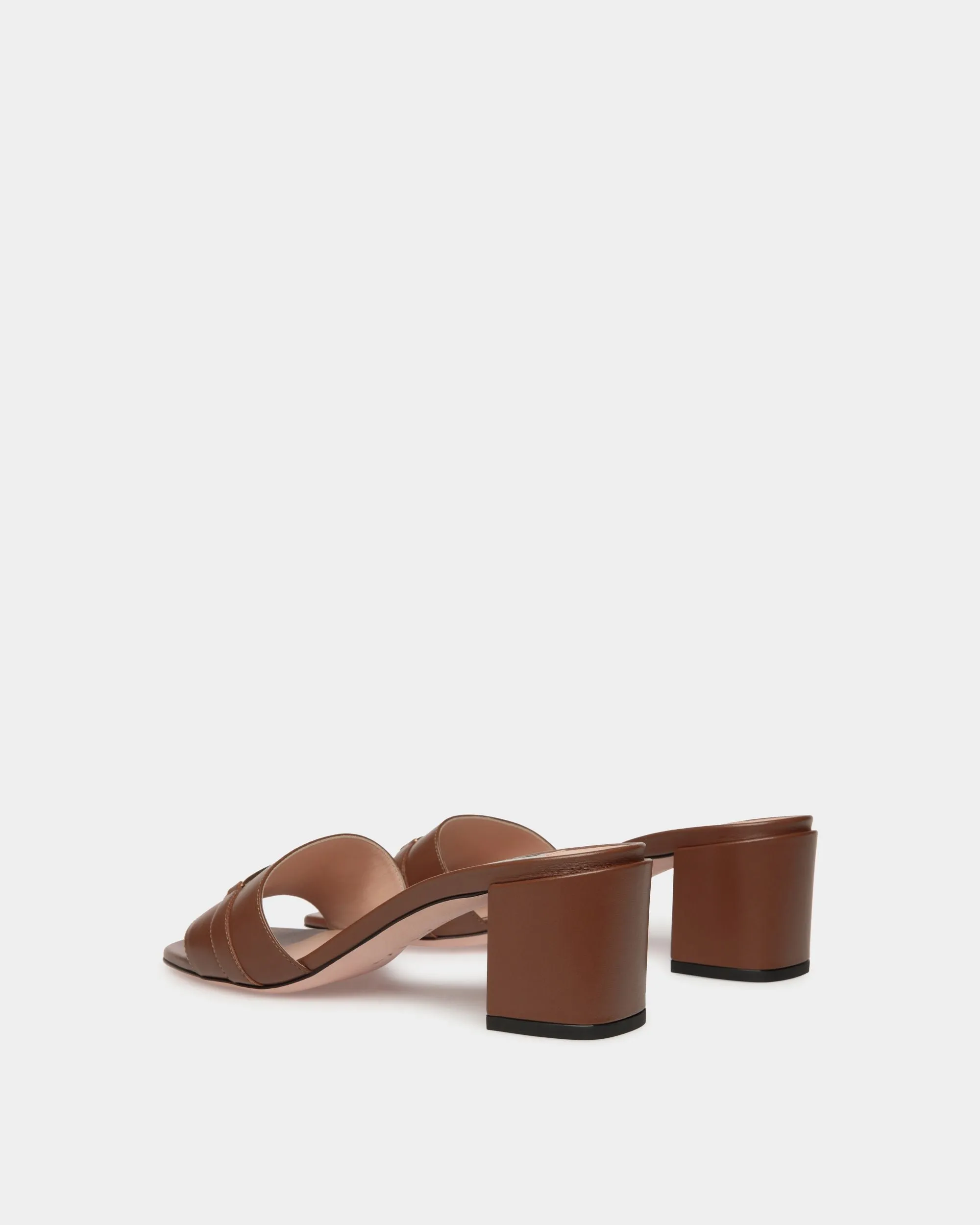 Deco Sandal in Brown Leather