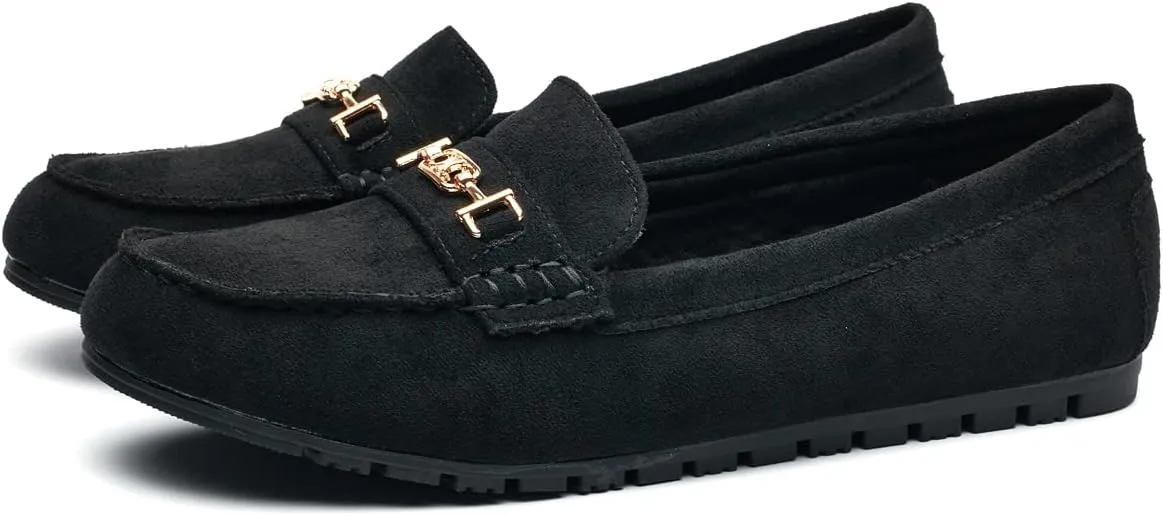 DeYashopin Women's Loafer Shoes Leisure Slip On Work Shoes Comfort Walking Flats