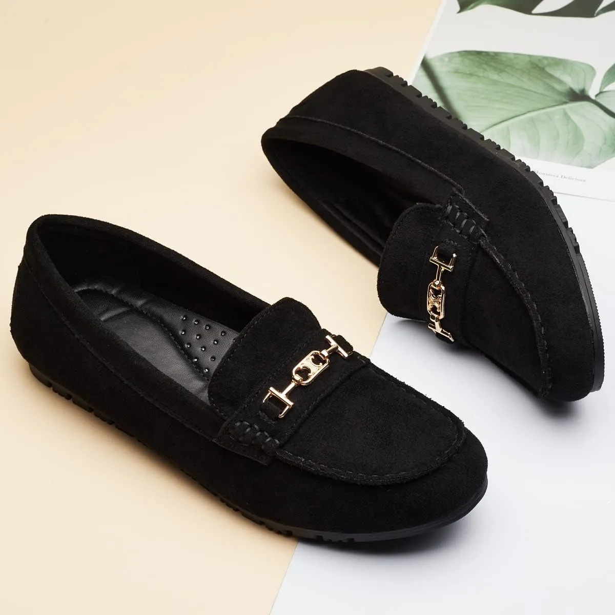 DeYashopin Women's Loafer Shoes Leisure Slip On Work Shoes Comfort Walking Flats