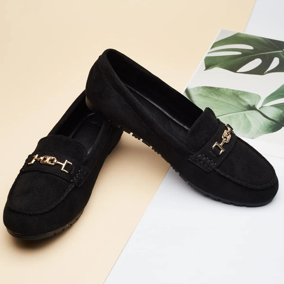 DeYashopin Women's Loafer Shoes Leisure Slip On Work Shoes Comfort Walking Flats