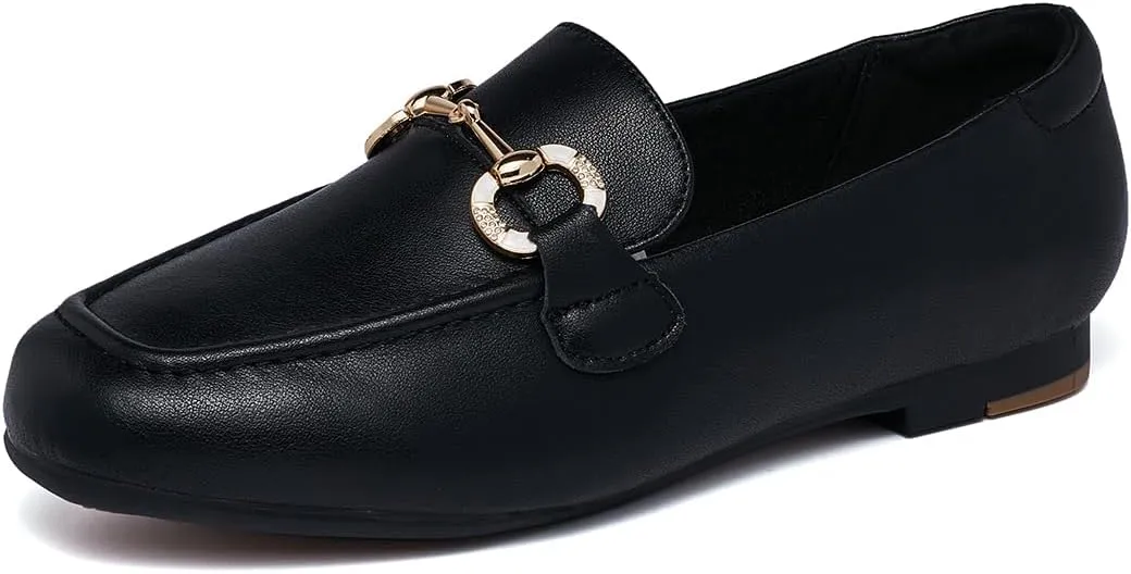 DeYashopin Womens Loafers Shoes Fashion Low Heel Slip on Shoes Comfortable Driving Flats