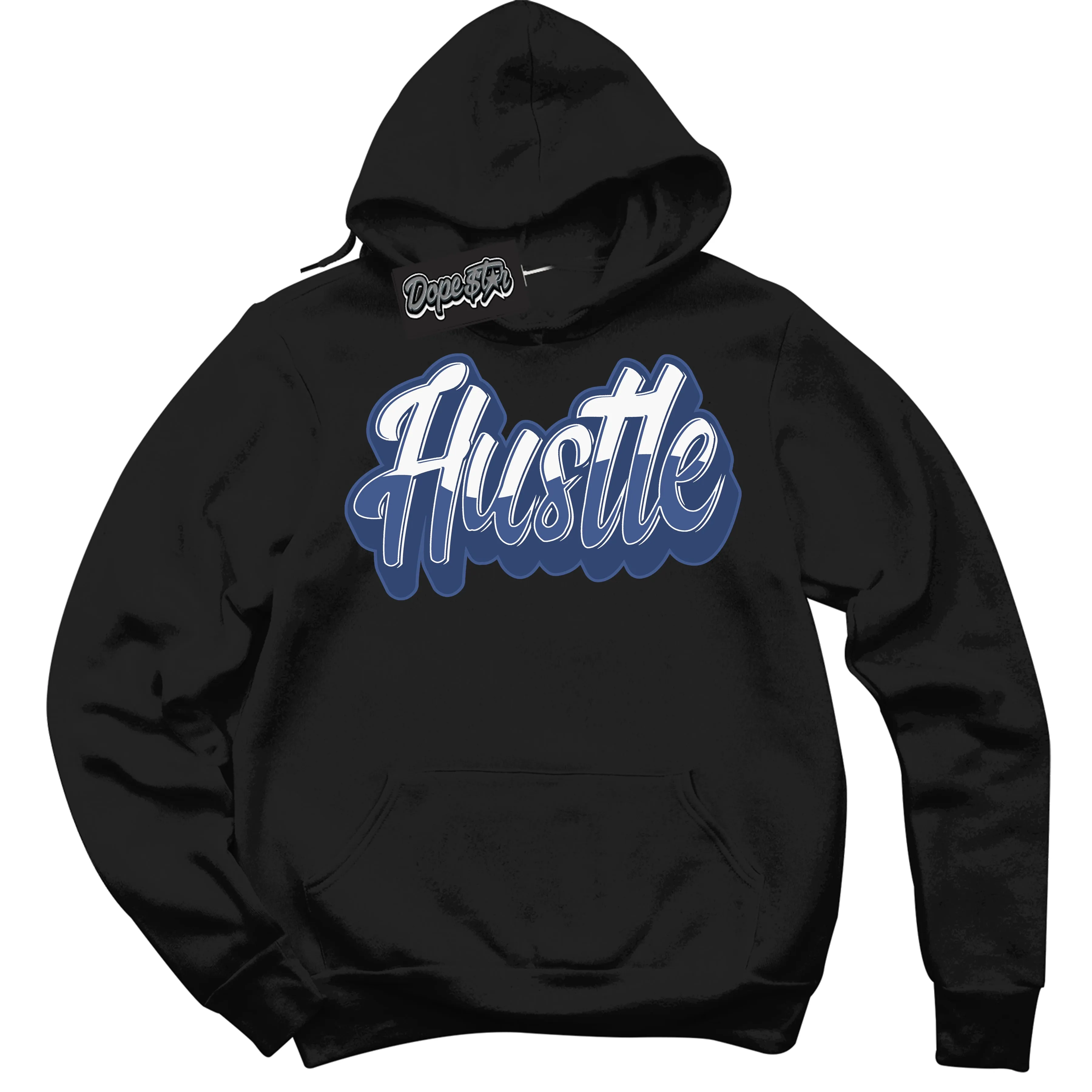 Diffused Blue 11s Sneaker Hoodie Hustle Graphic