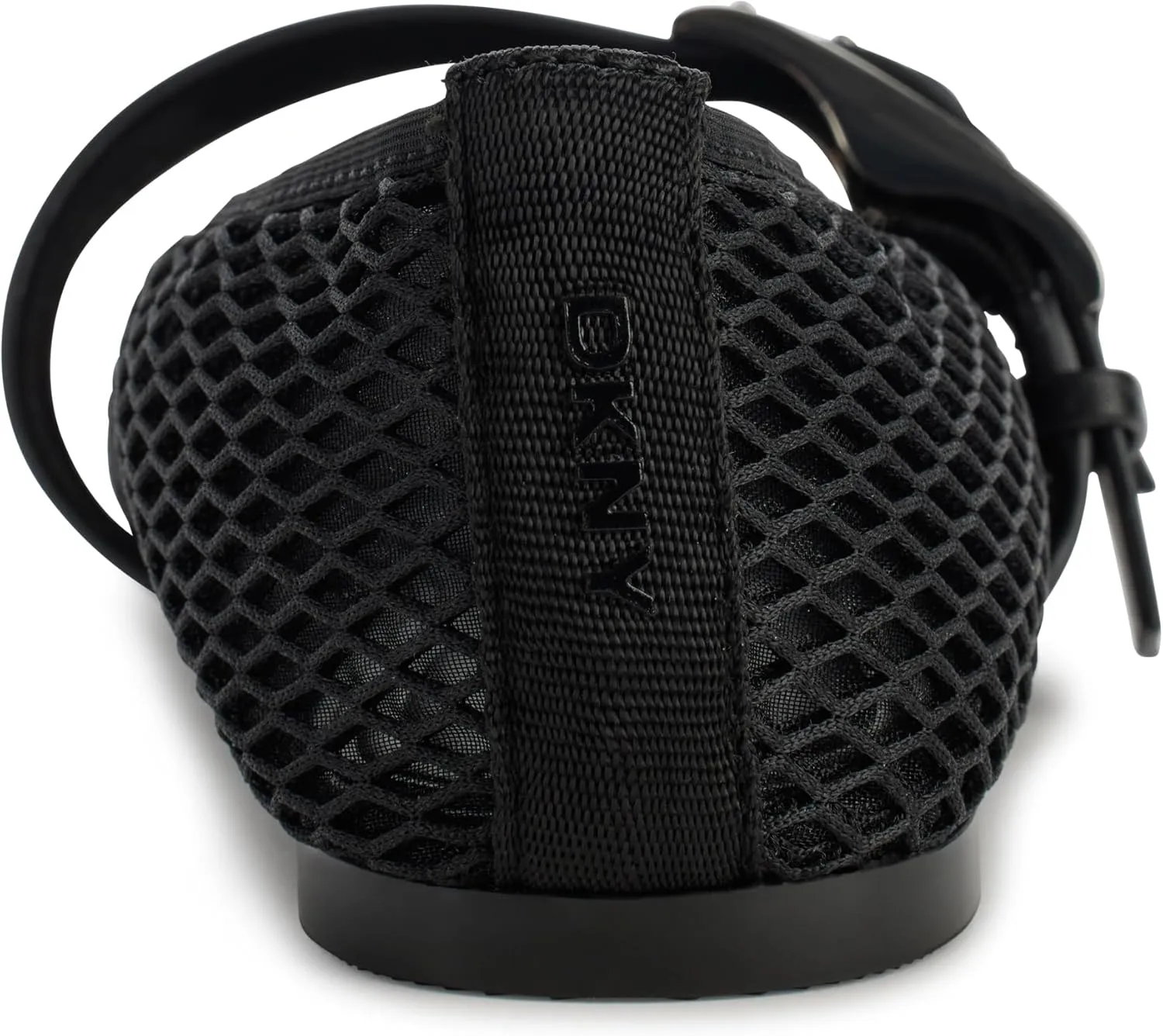 DKNY Women's Dade Mesh Ballet Flat with Belt Detail