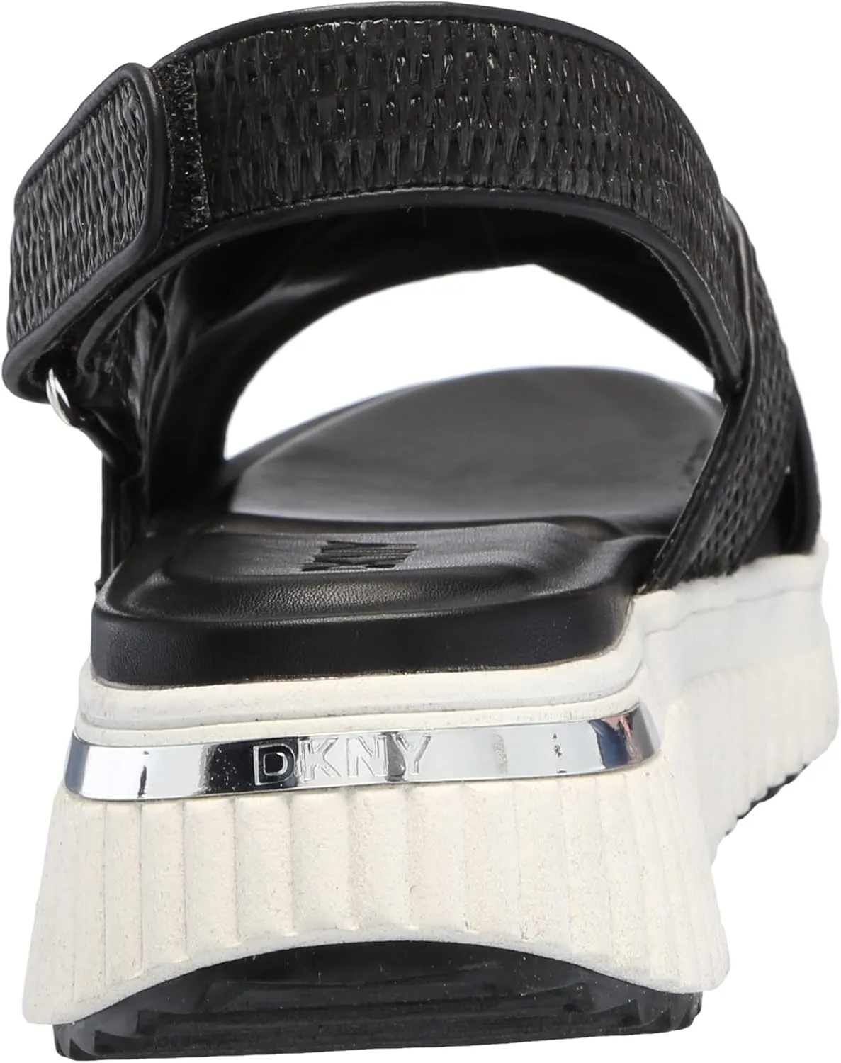 DKNY Women's Malai Woven Crisscross Slingback Platform Sandal