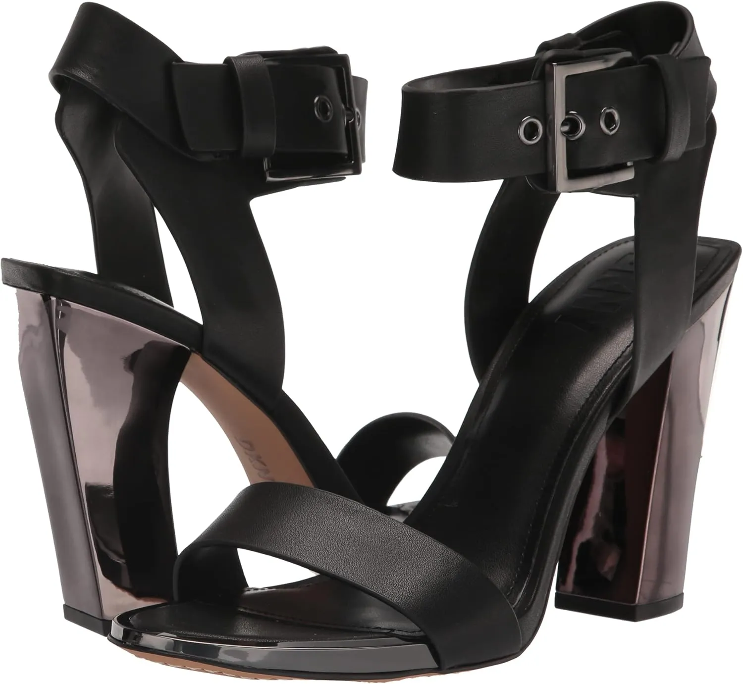 DKNY Women's Transitional Strappy Terah-Ankle Strap Heeled Sandal