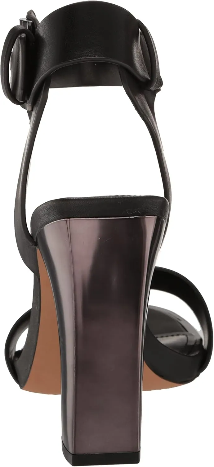 DKNY Women's Transitional Strappy Terah-Ankle Strap Heeled Sandal