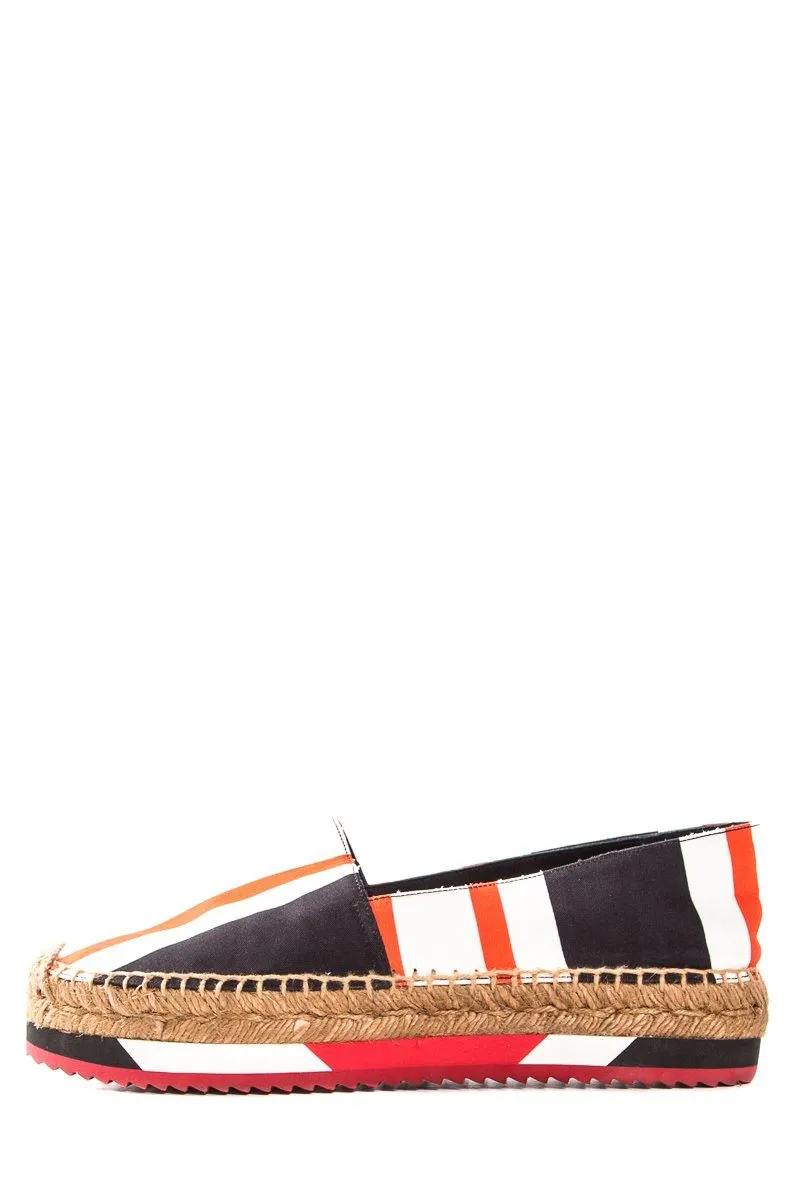 Dolce & Gabbana Multicolored Round Toe Espadrille SZ 38