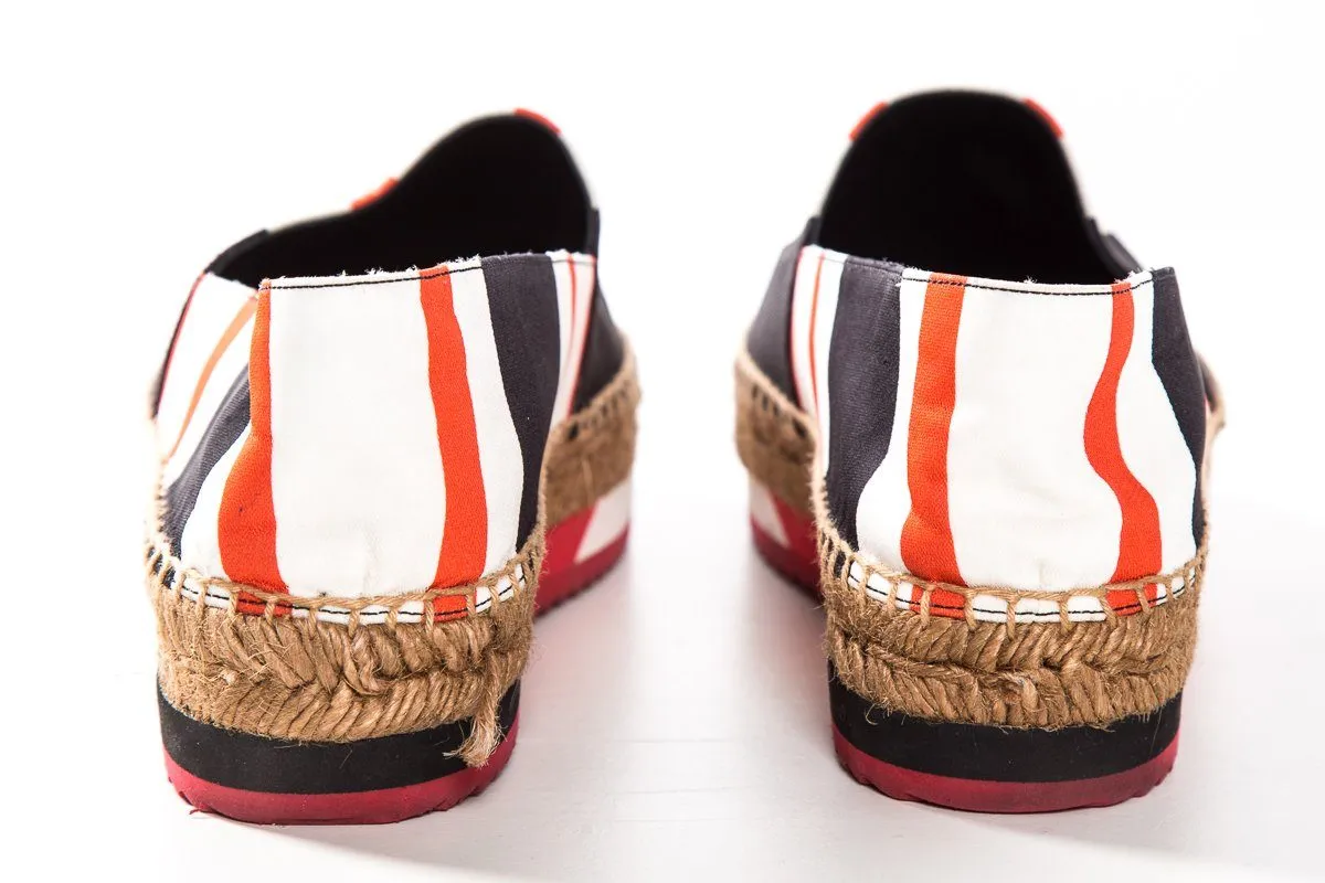Dolce & Gabbana Multicolored Round Toe Espadrille SZ 38