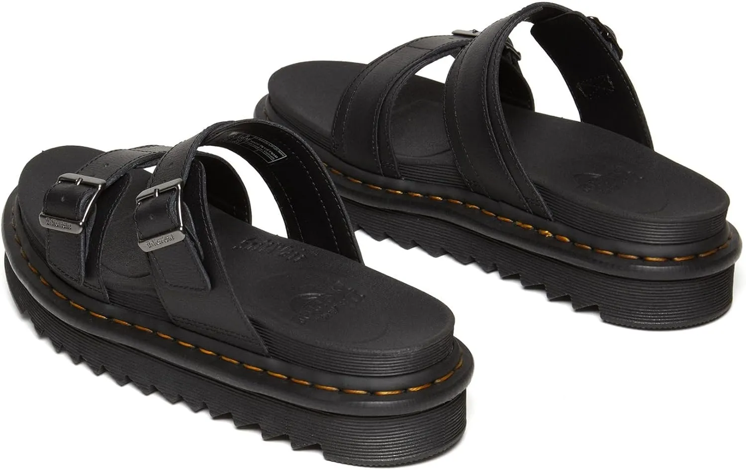 Dr. Martens Unisex Myles Black Brando Sandal