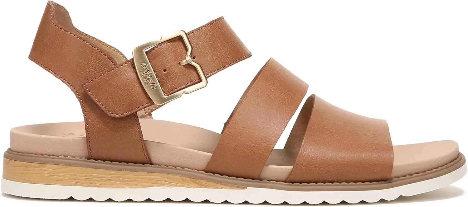 Dr. Scholl's Shoes Women's Island Glow Strappy Flat Sandal