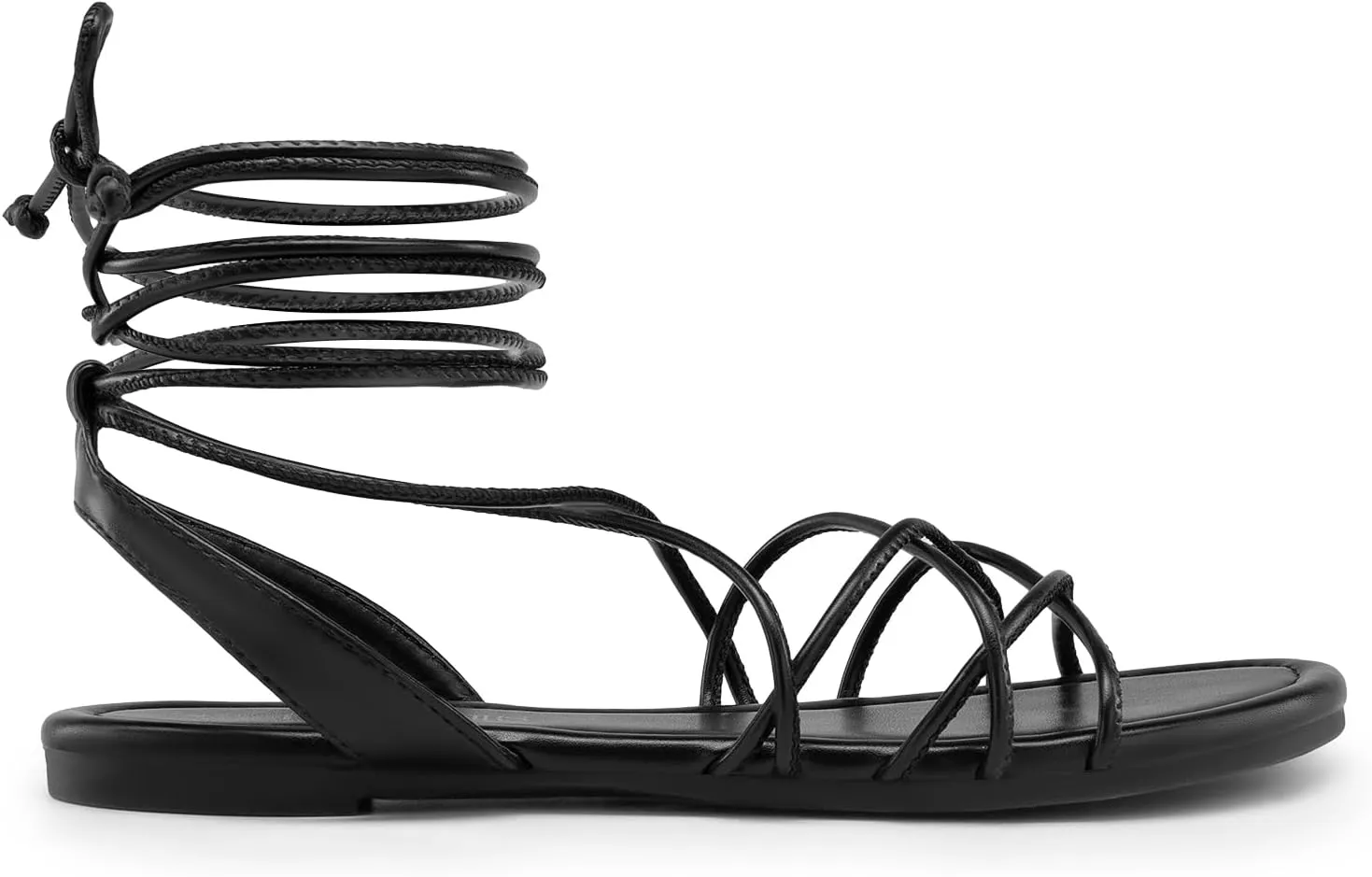DREAM PAIRS Lace-up Gladiator Sandals Strappy Dressy Summer Flat Sandals for Women