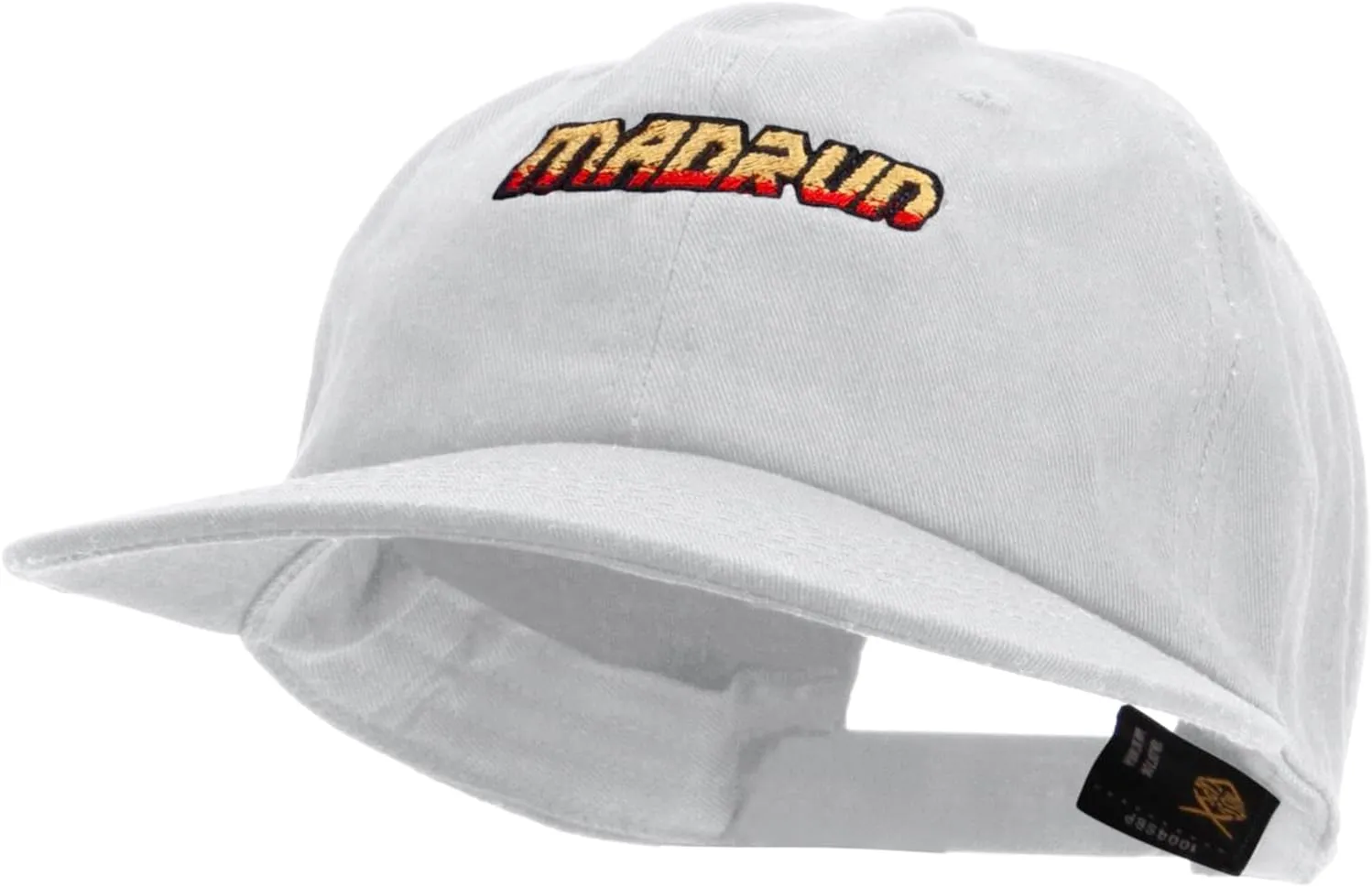 e4Hats.com Madrun Race Embroidered Unconstructed High Profile Cotton Flat Bill Cap