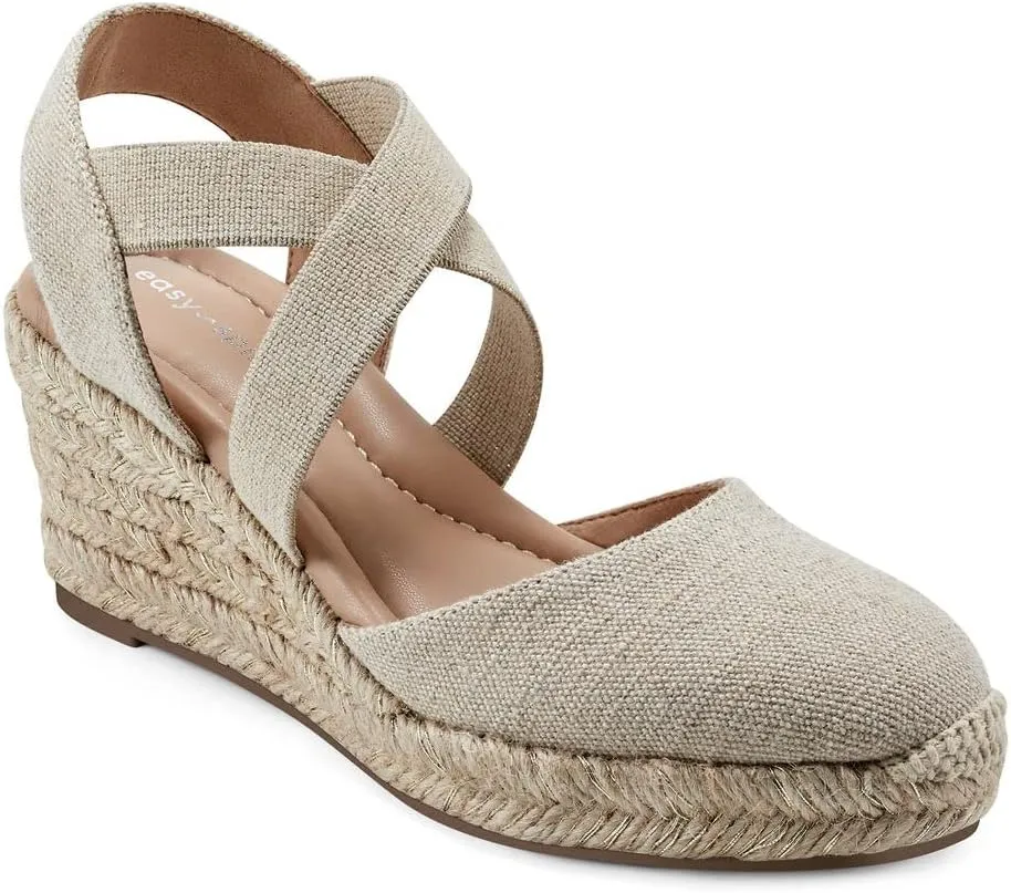 Easy Spirit Women's Meza Espadrille Wedge Sandal