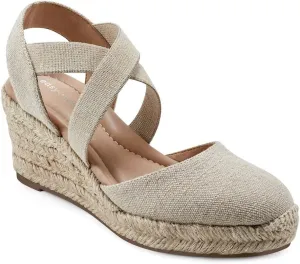 Easy Spirit Women's Meza Espadrille Wedge Sandal