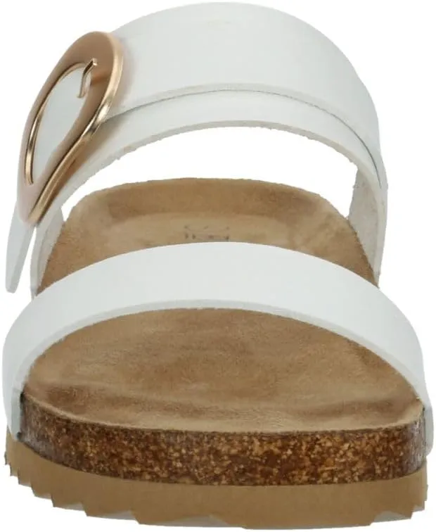 Elena - Women's Casual Two Strap Slip-On Footbed Sandals