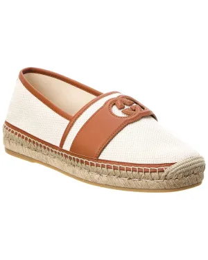 Espadrille Leather Well-loved Gucci G Canvas High-efficiency Interlocking &