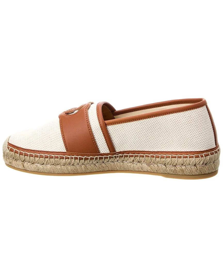 Espadrille Leather Well-loved Gucci G Canvas High-efficiency Interlocking &