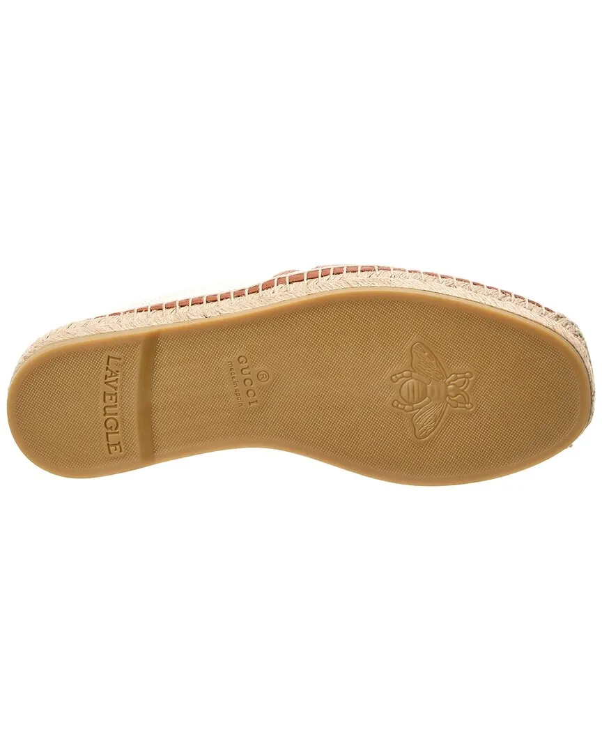 Espadrille Leather Well-loved Gucci G Canvas High-efficiency Interlocking &