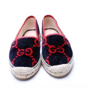 Espadrille Velvet Flats Size 35.5