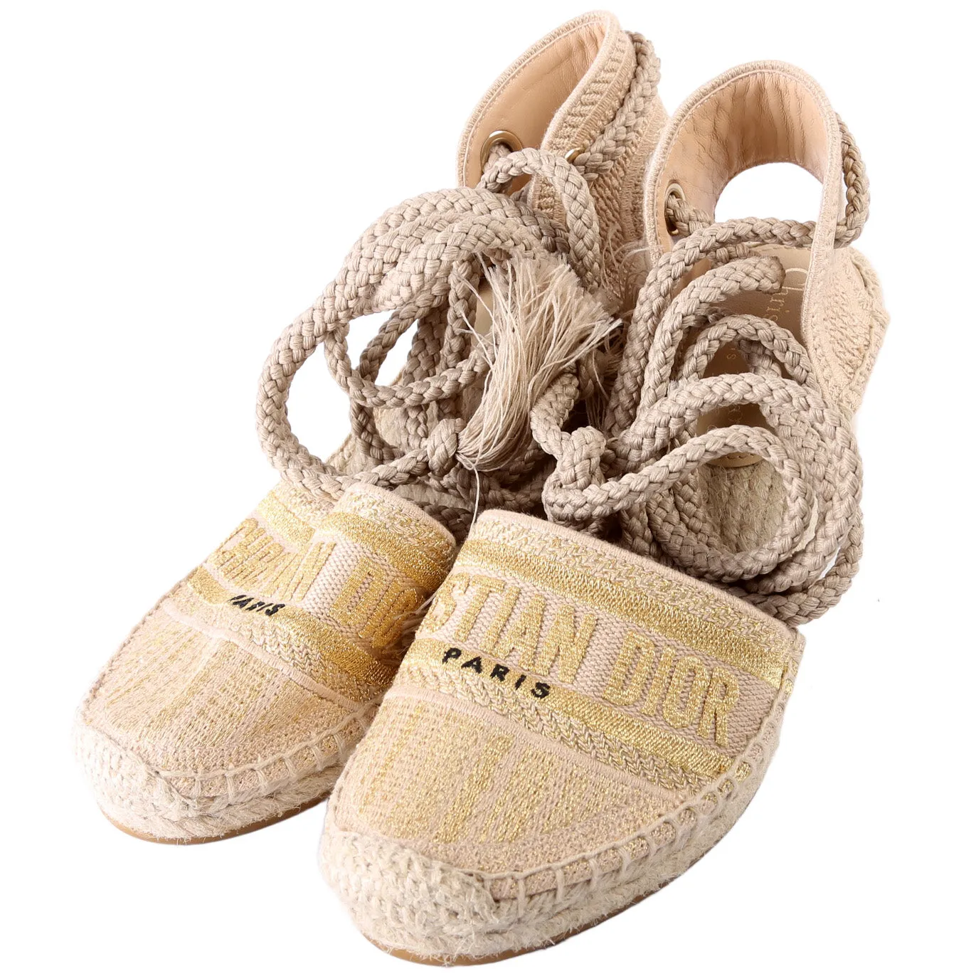 Espadrille Wedges Size 37.5
