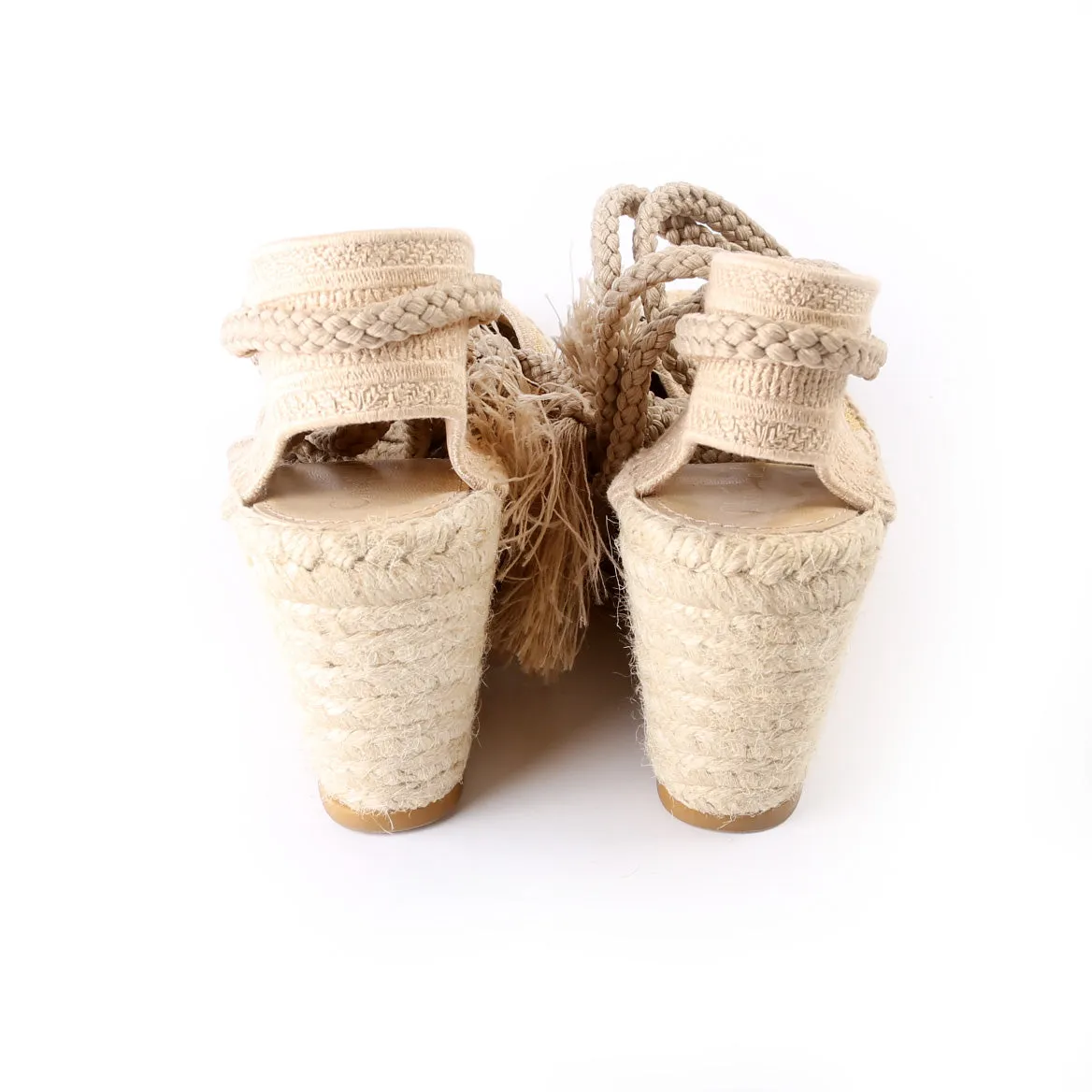 Espadrille Wedges Size 37.5