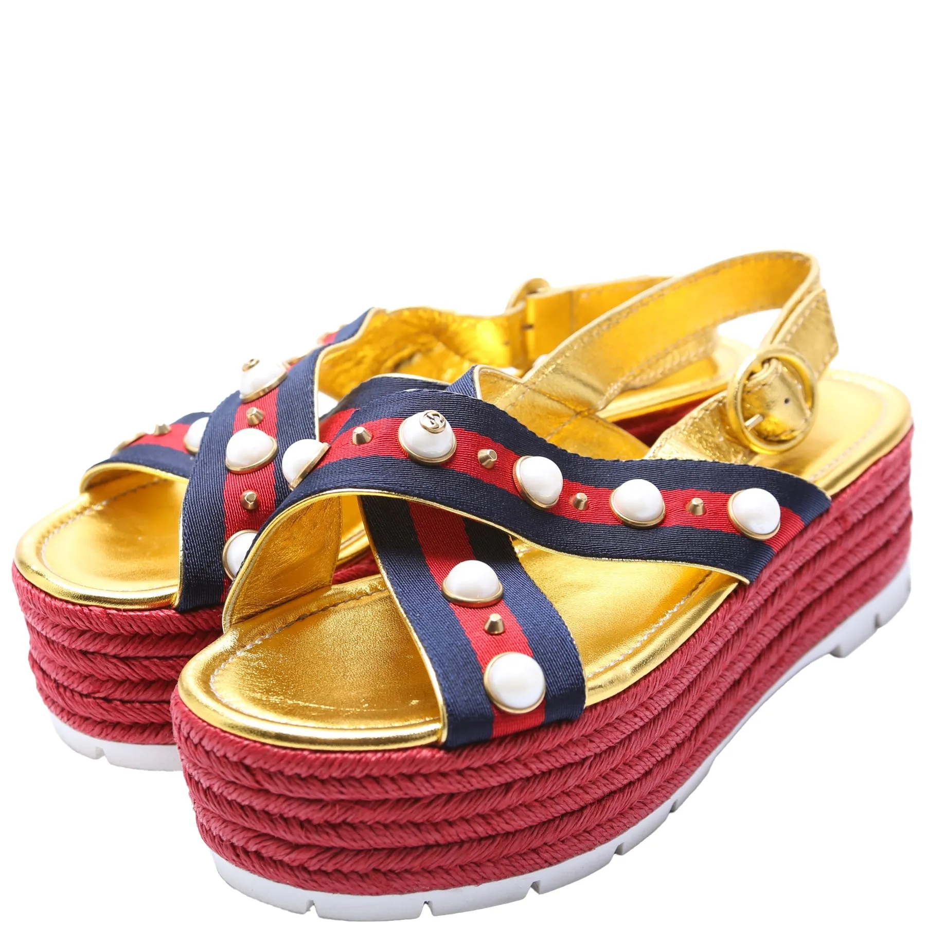 Espadrille Wedges Size 38